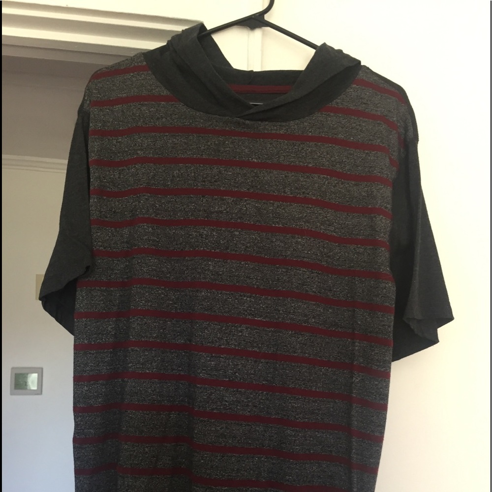 Men’s Brand New Metro Hooded Shirt.